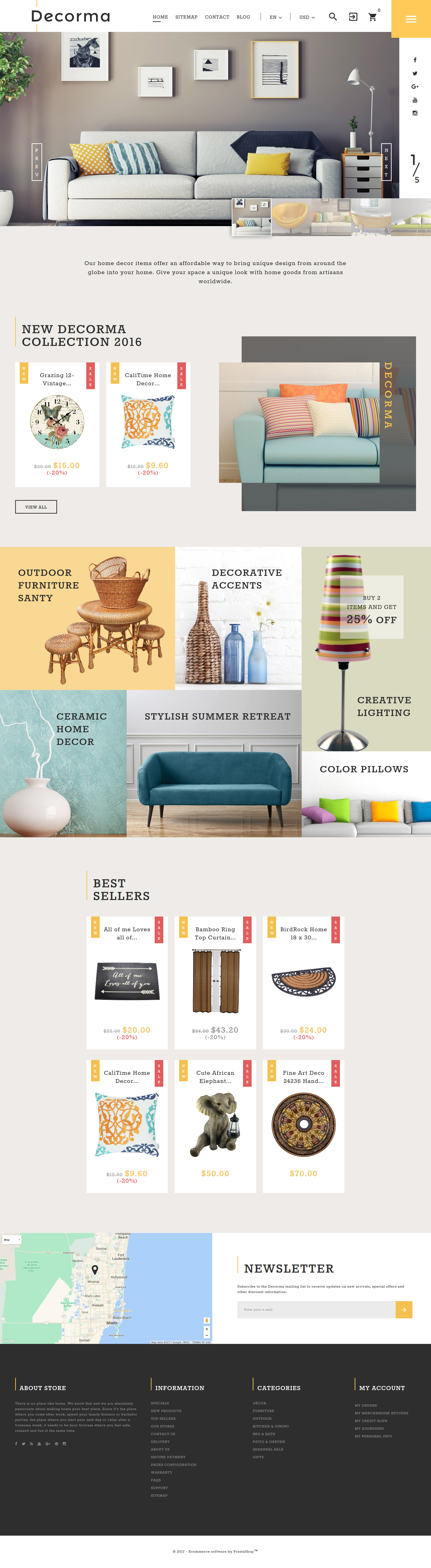 Decorma – Interior Design PrestaShop Theme