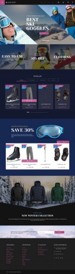 Kansysis - Sport Clothing & Equipment PrestaShop Theme