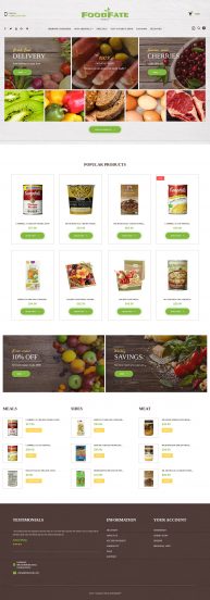FoodFate - Supermarket PrestaShop Theme