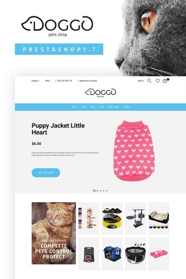 Doggo - Pet Shop PrestaShop Theme