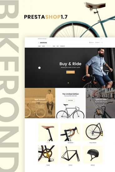 BikeRond - Bike Shop PrestaShop Theme