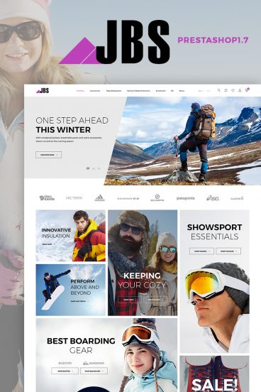 JBS - Winter Sports Equipment PrestaShop Theme