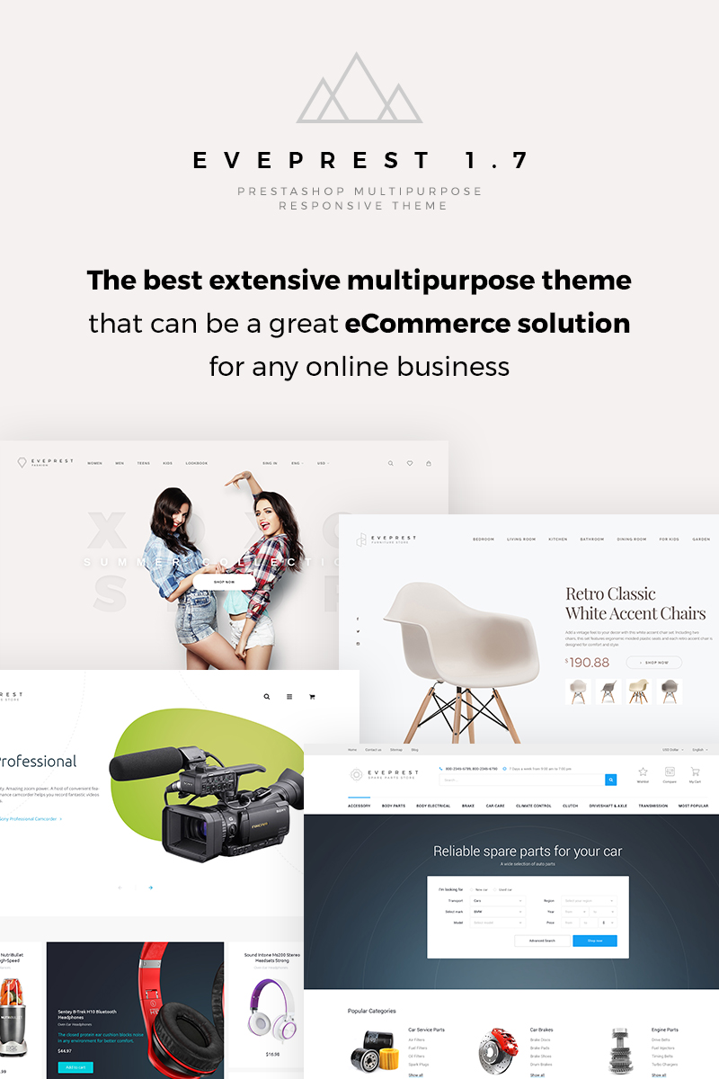 Eveprest 1.7 – Multipurpose PrestaShop Theme