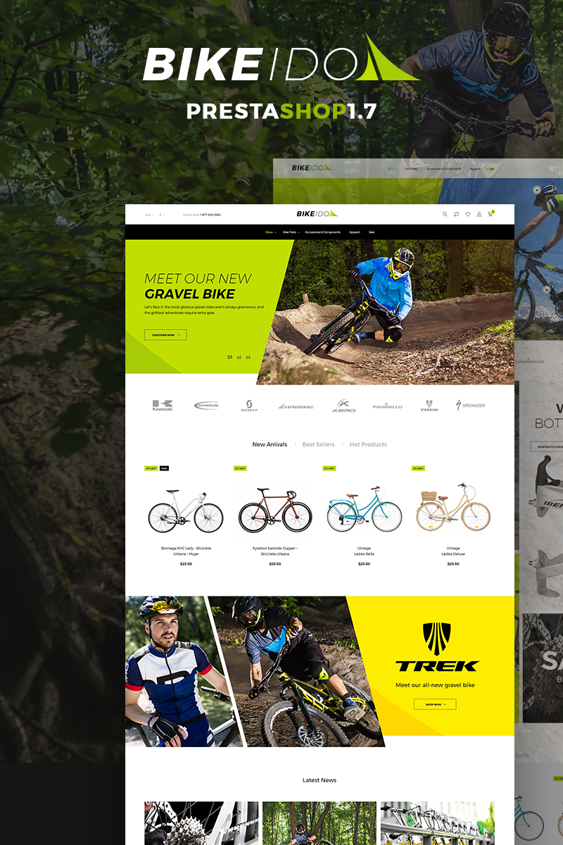 BikeIdol – Bike Shop PrestaShop Theme