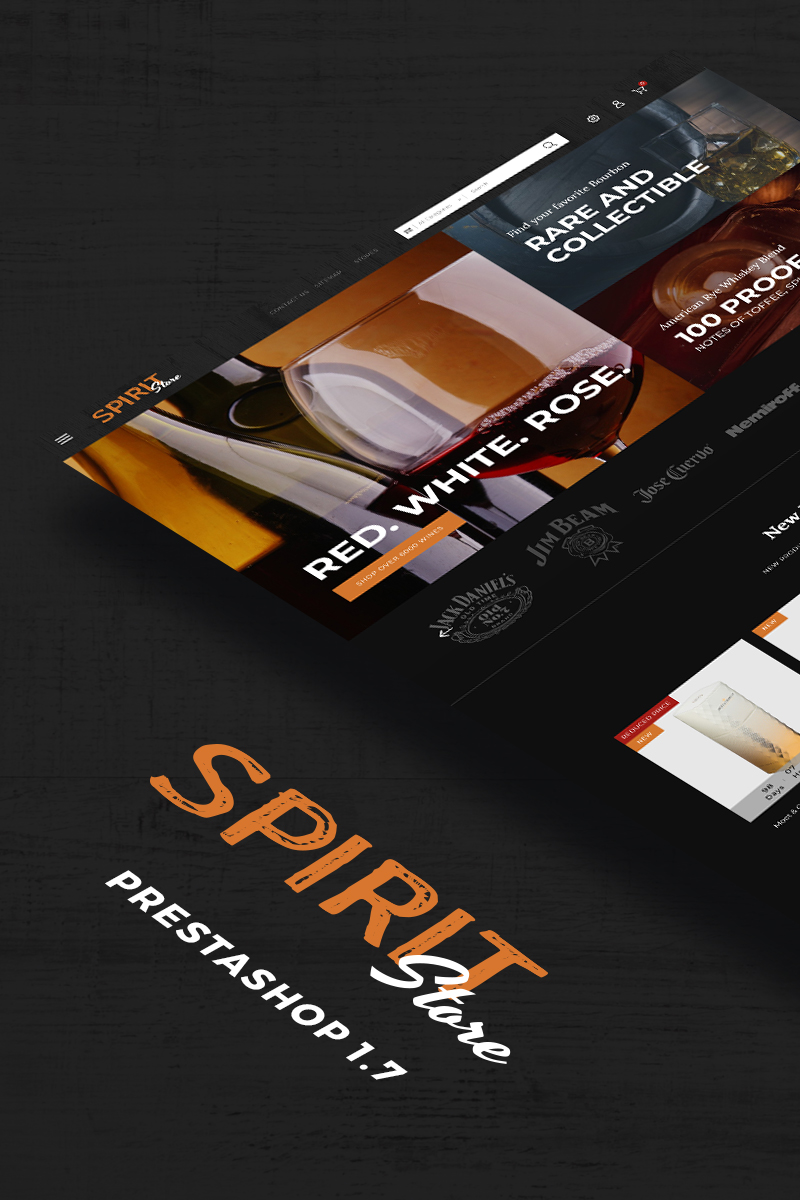 Spirit – Liquor store PrestaShop Theme