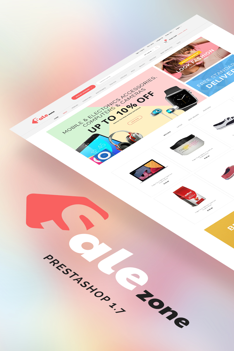 SaleZone – Great Store Means Great Choice PrestaShop Theme