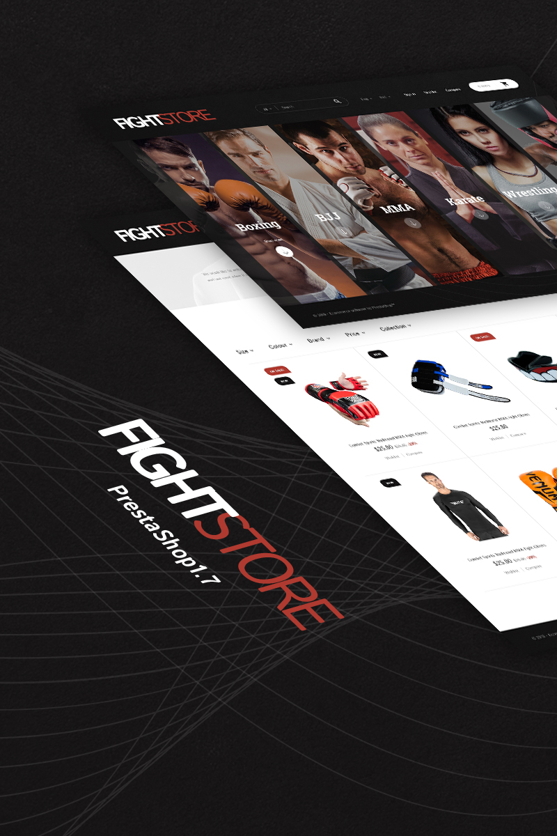 Fight Store – Sports Equipment and Apparel for Martial Arts PrestaShop Theme