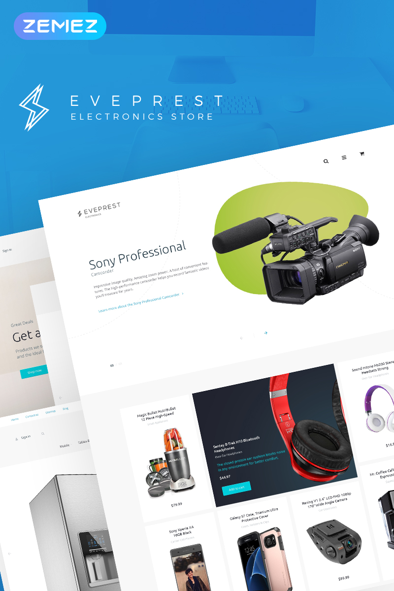 Eveprest Electronics 1.7 – Electronics Store PrestaShop Theme