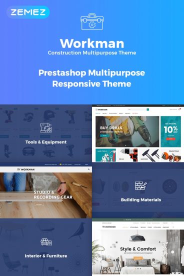 Workman - Construction Multipurpose PrestaShop Theme