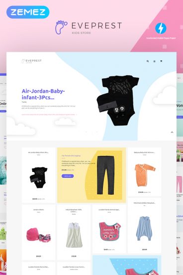 Eveprest Kids 1.7 - Kids Store PrestaShop Theme