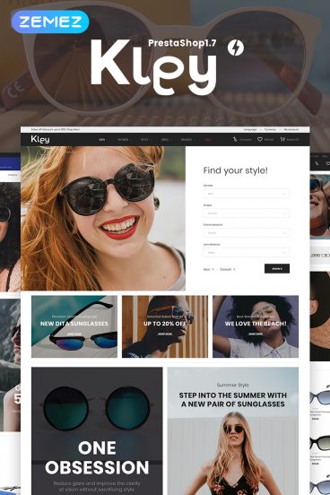 Kley - Sunglasses Store PrestaShop Theme