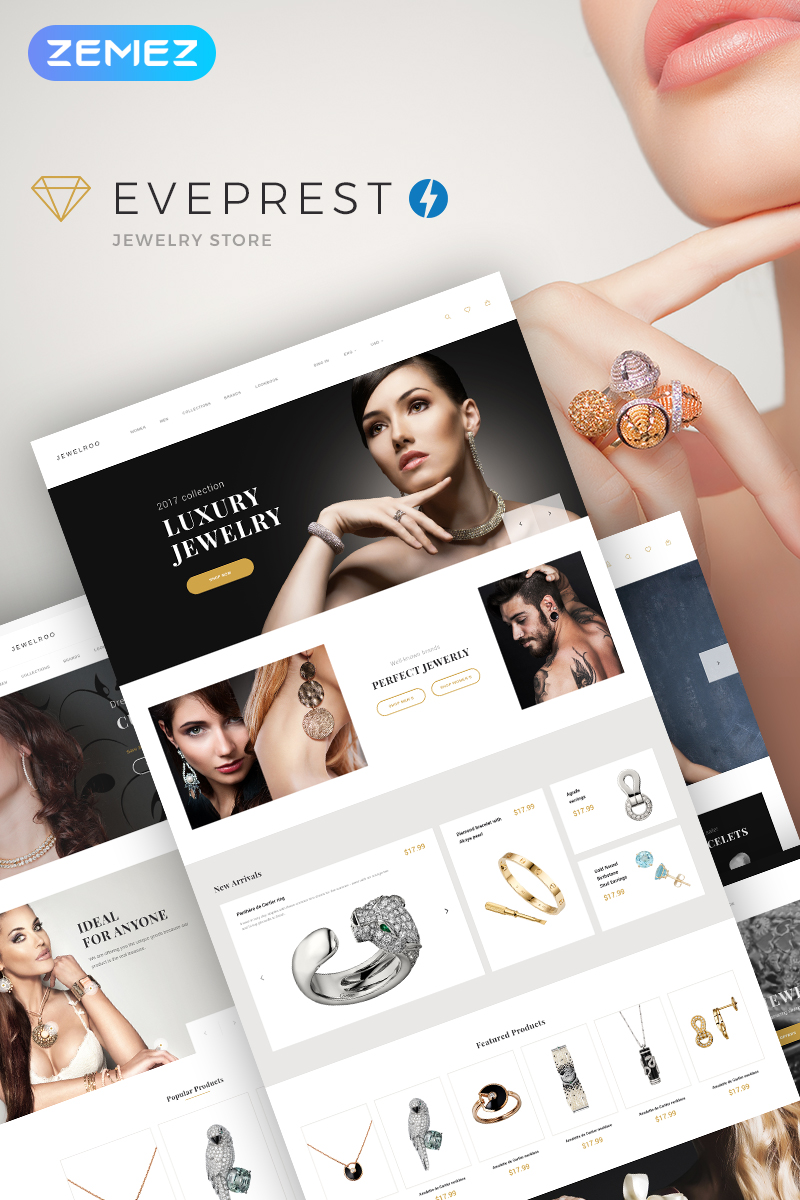 Eveprest Jewelry 1.7 – Jewelry Store PrestaShop Theme