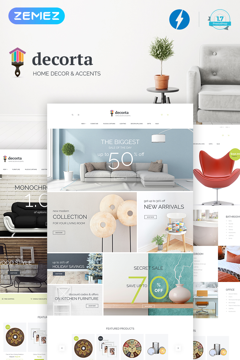 Decorta – Furniture Store PrestaShop Theme