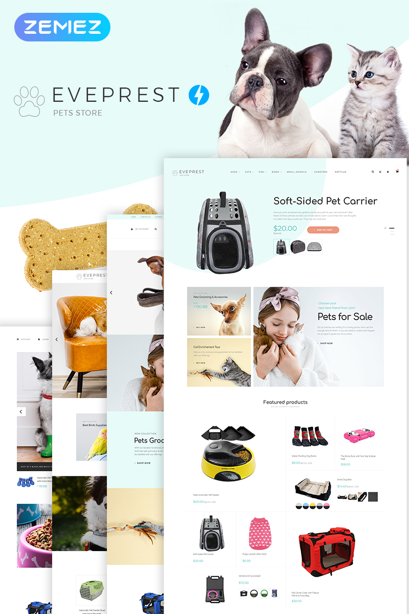 Eveprest Pets 1.7 – Pets Store PrestaShop Theme