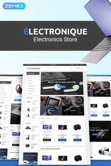 Electronique - Electronics Store PrestaShop Theme