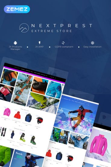 Nextprest - Extreme Store Clean Bootstrap Ecommerce PrestaShop Theme