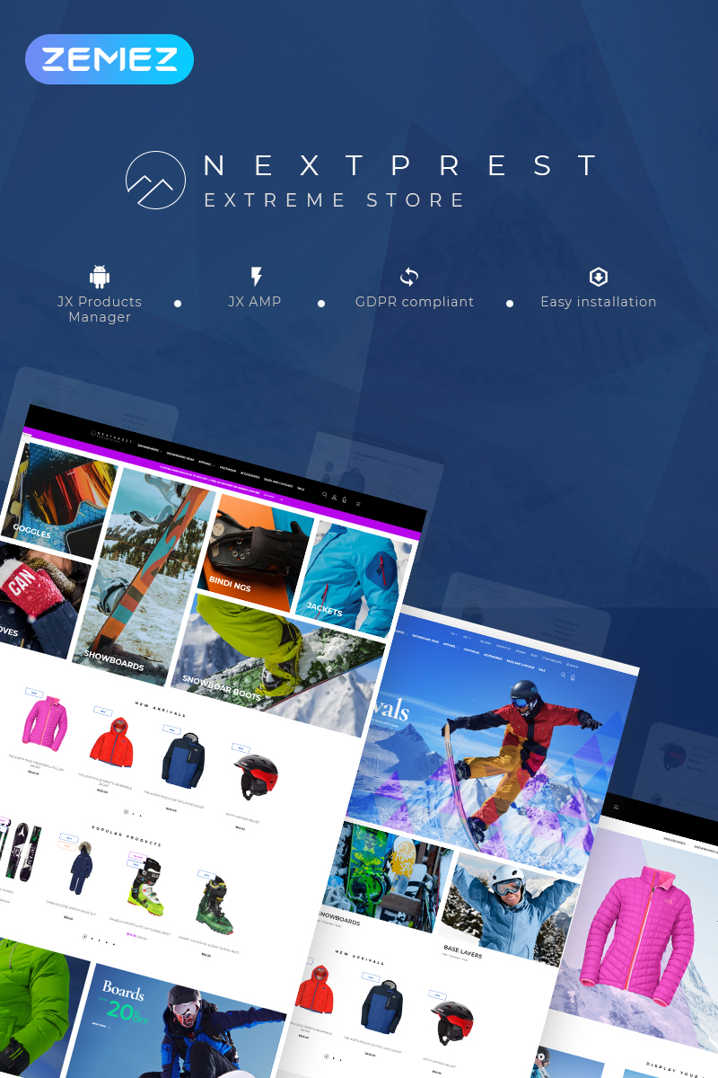 Nextprest – Extreme Store Clean Bootstrap Ecommerce PrestaShop Theme