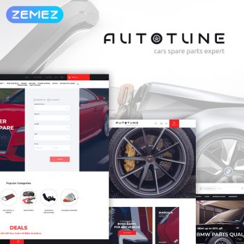 Autotune – Cars Spare Parts Clean Bootstrap Ecommerce PrestaShop Theme