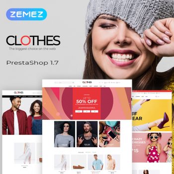 Clothes – Brand Apparel Store Clean Bootstrap Ecommerce PrestaShop Theme