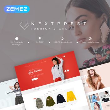 Nextprest – Fashion Store Clean Bootstrap Ecommerce PrestaShop Theme