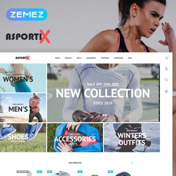 Asportix – Sport Equipment Store Clean Bootstrap Ecommerce PrestaShop Theme