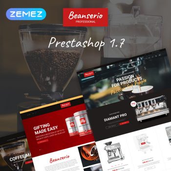 Beanserio – Professional Coffee Machine Store Clean Bootstrap Ecommerce PrestaShop Theme