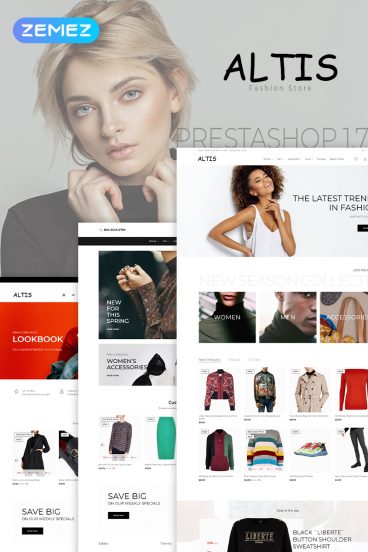 Altis - Fashion Store Clean Bootstrap Ecommerce PrestaShop Theme