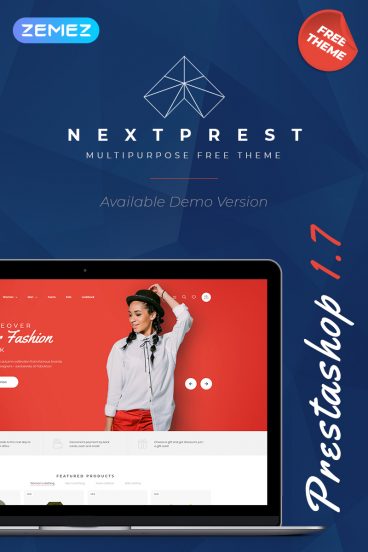 Nextprest - Free Clean Bootstrap Ecommerce PrestaShop Theme