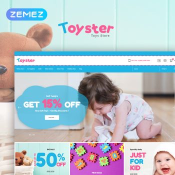 Toyster – Toy Store Clean Bootstrap Ecommerce PrestaShop Theme