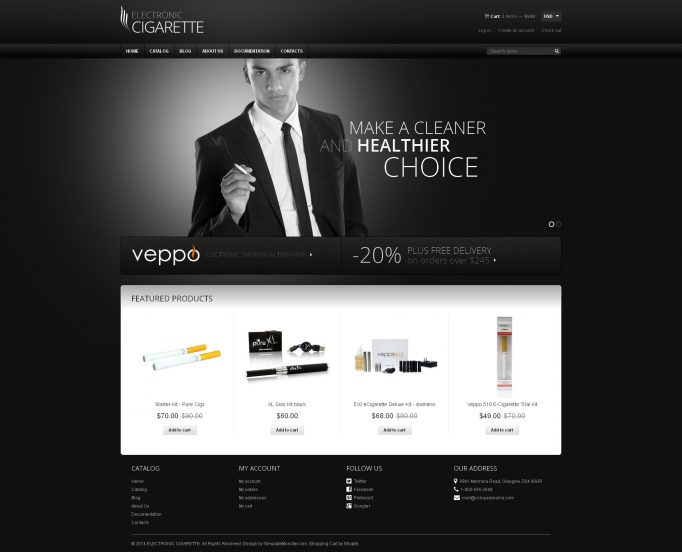 Tobacco Template Responsive Shopify Theme