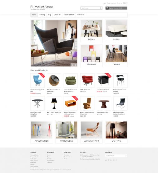 Furniture Template Responsive Shopify Theme