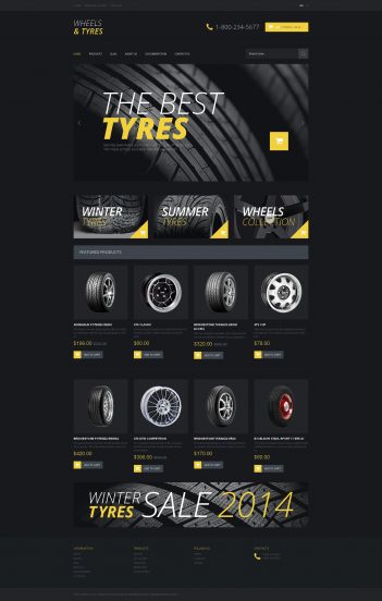 Wheels & Tires Template Responsive Shopify Theme