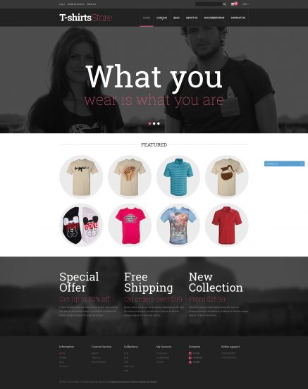 Stylish Tshirts Shopify Theme