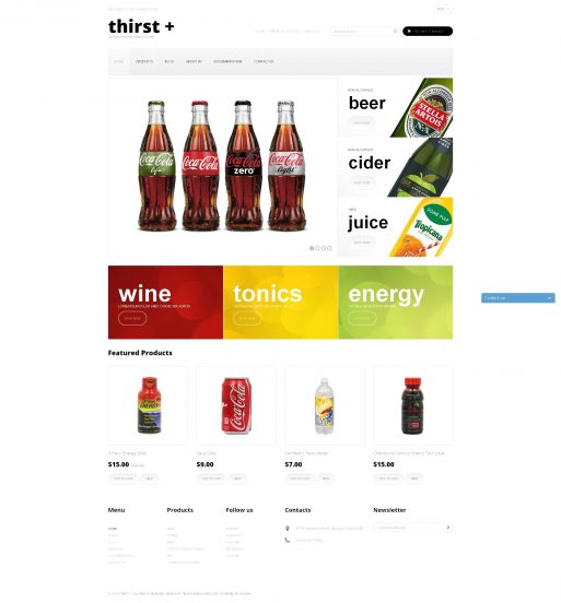 Refreshing Drinks Shopify Theme