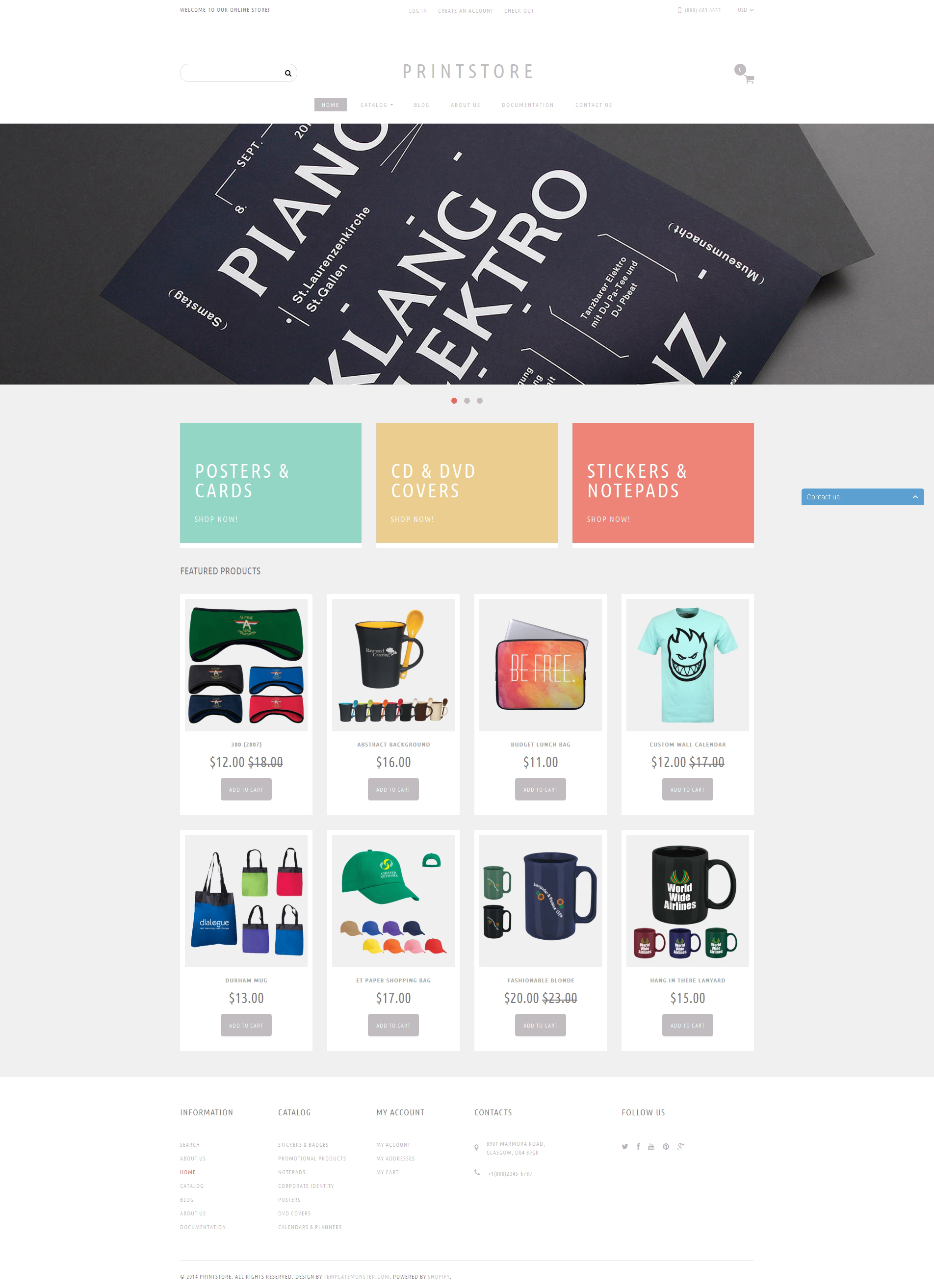 Online Print Shop Shopify Theme