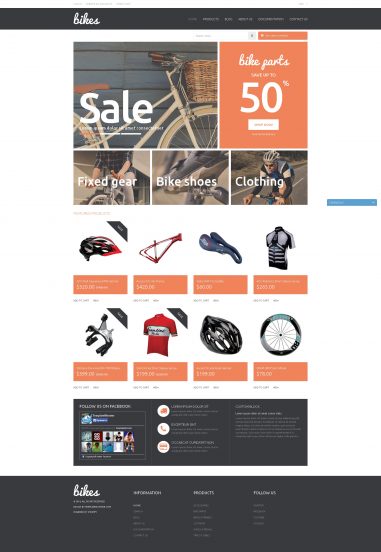 Shopping Bikes  Accessories Shopify Theme