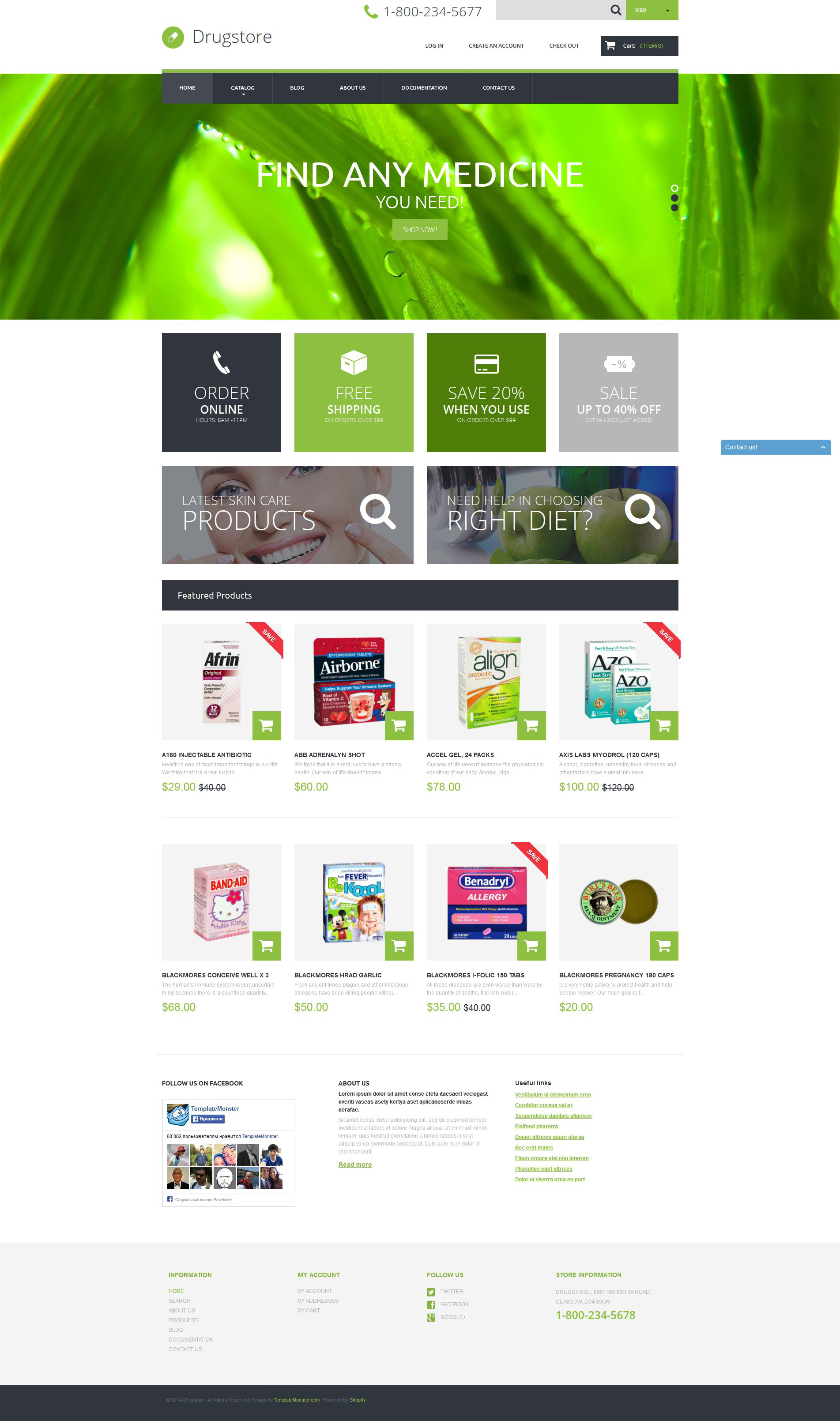 Drugstore Shopify Theme