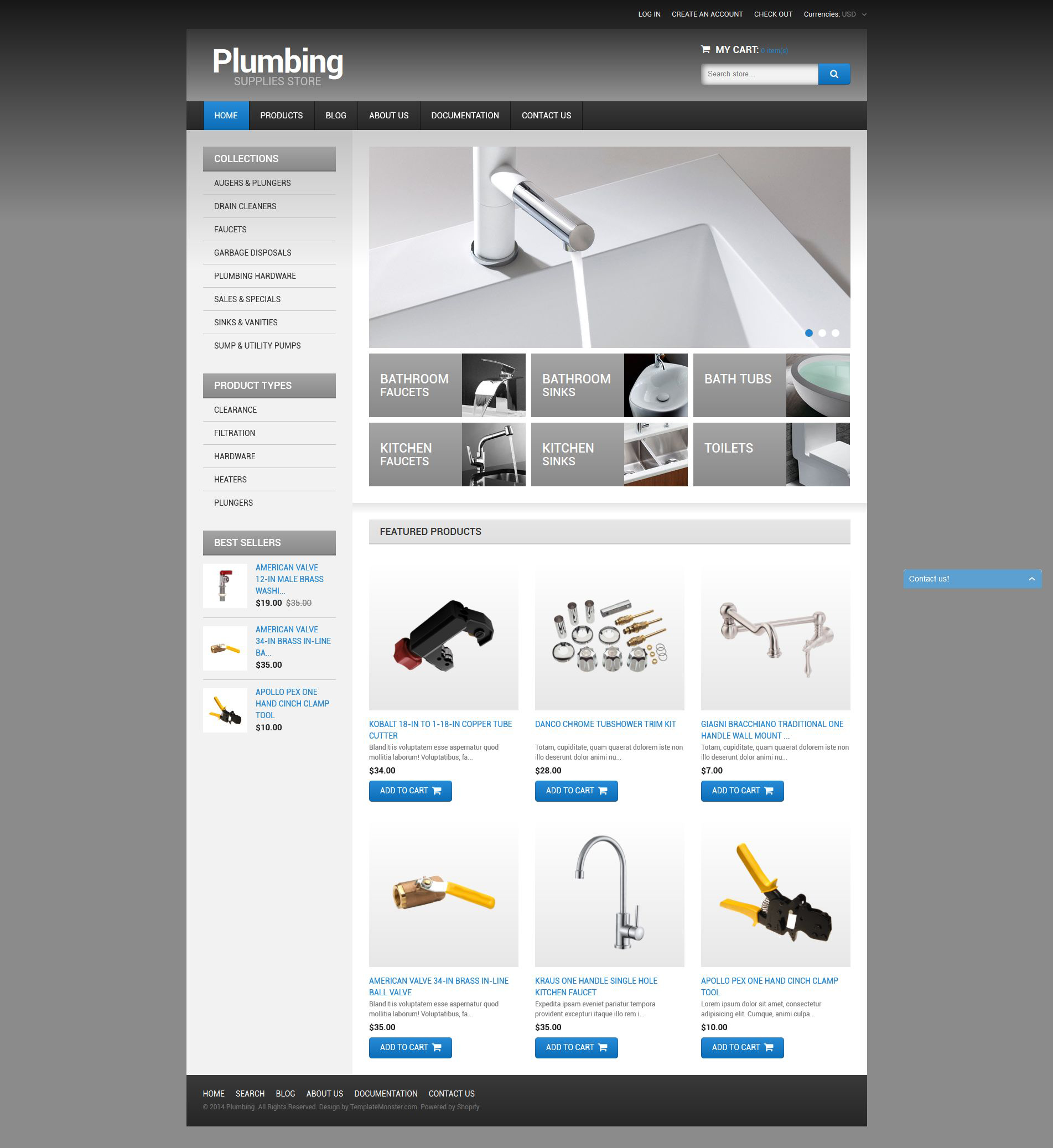 Plumbing Shopify Theme