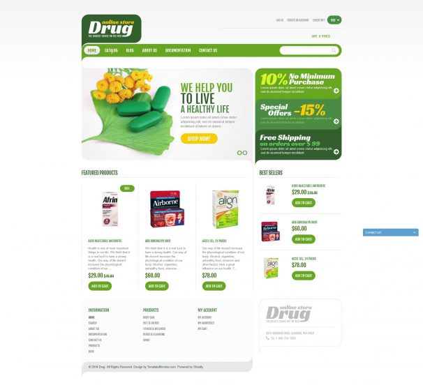 Drug Store Shopify Theme