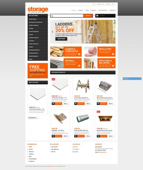 Building Materials Shopify Theme