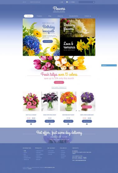 Flowers Store Shopify Theme