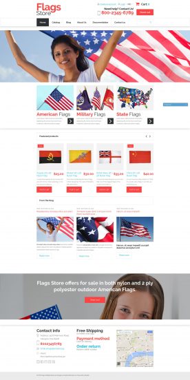 National Flags Shopify Theme