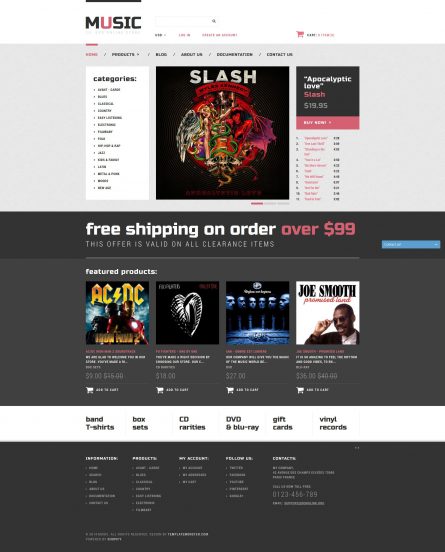 Music Store Shopify Theme