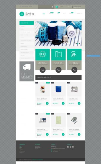 Sewing Supplies Shopify Theme