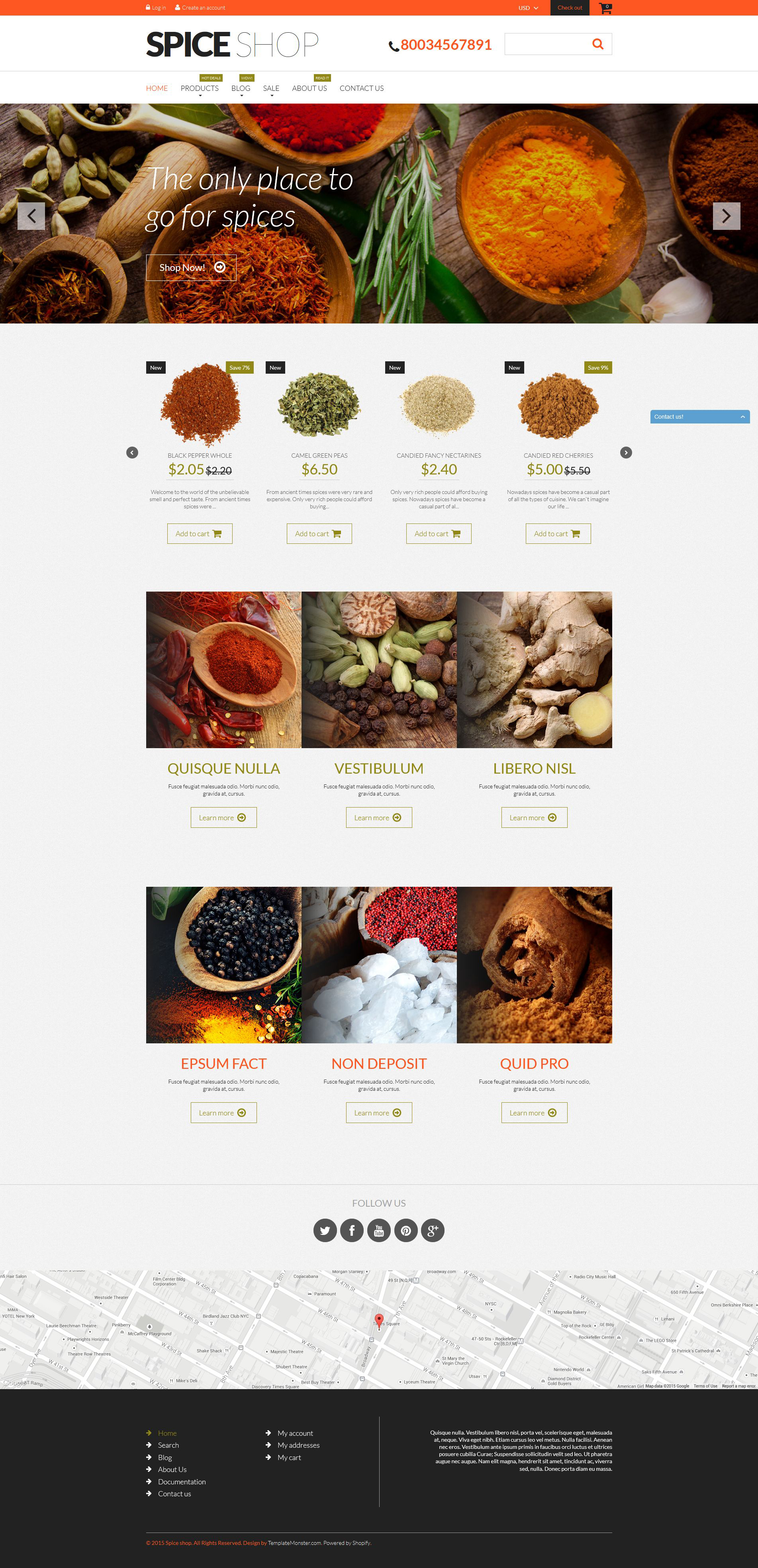 Spices for Cooking Shopify Theme