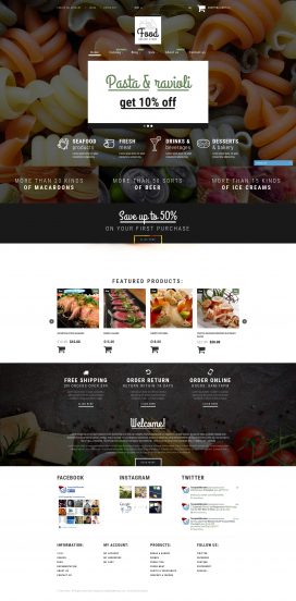 Food Shop Shopify Theme