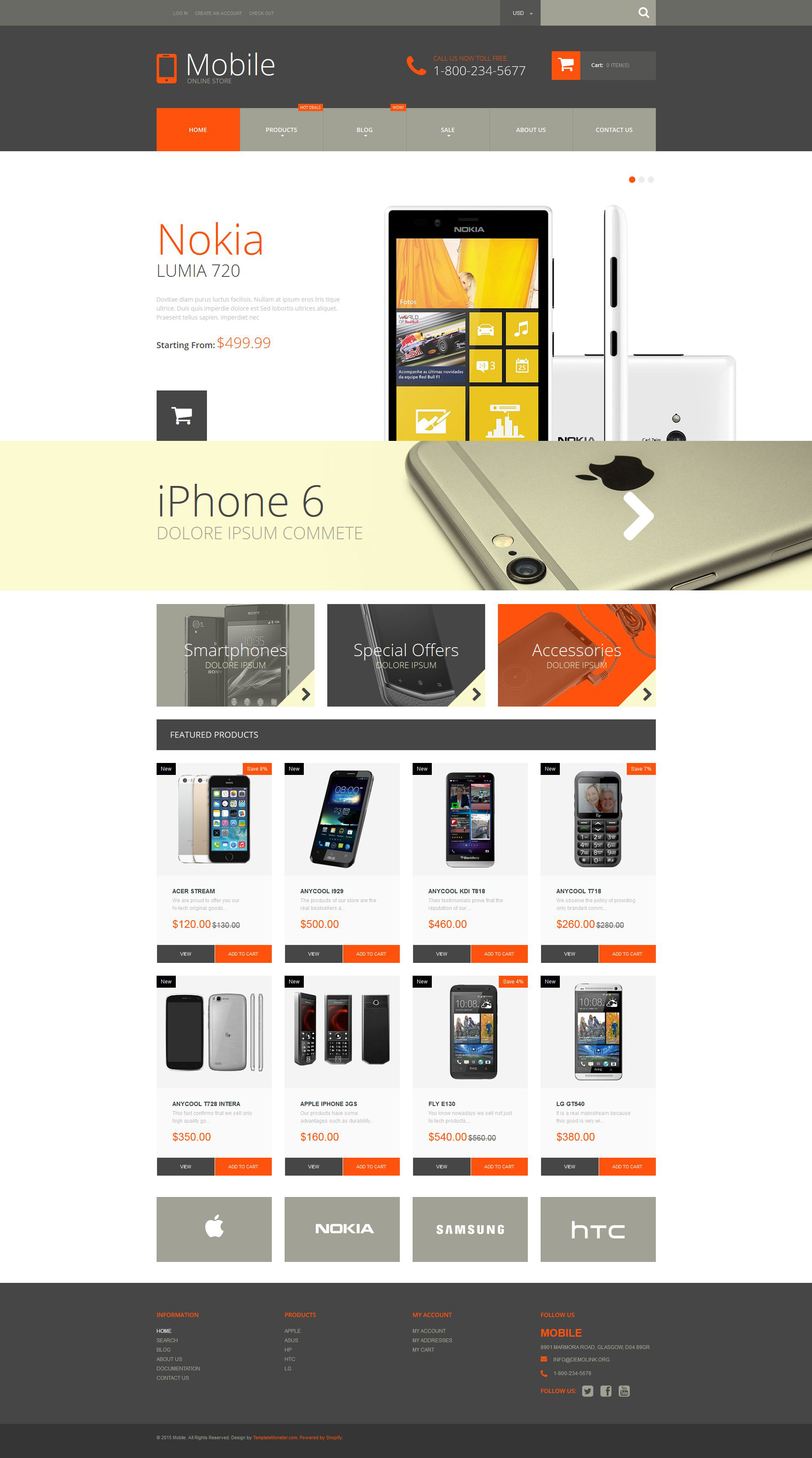 Mobile Phones Shopify Theme