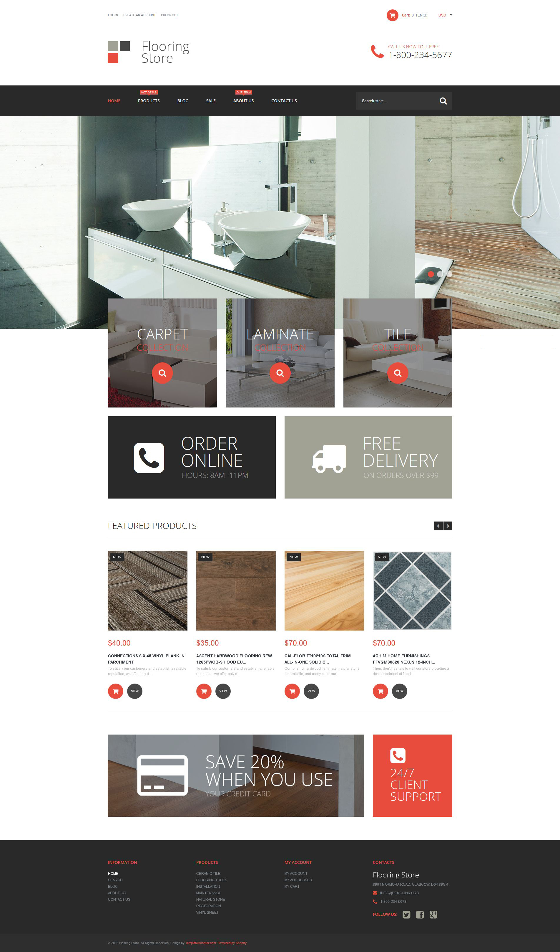 Flooring Store Shopify Theme