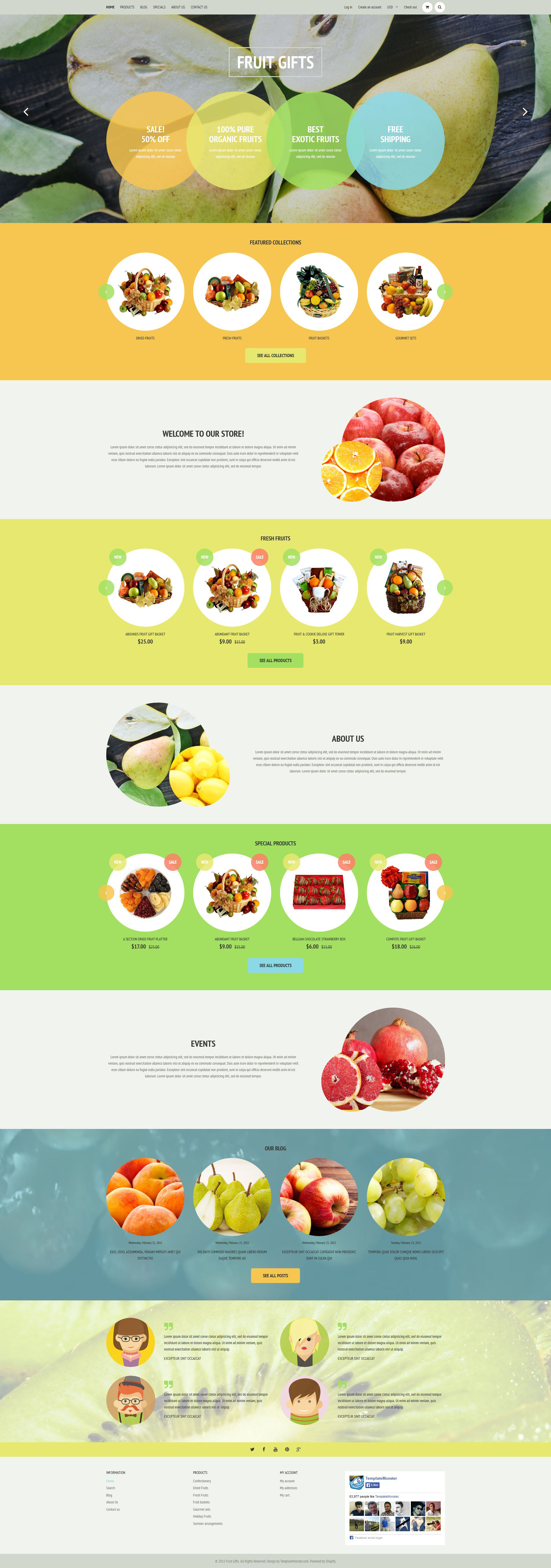 Fruit Shop Shopify Theme