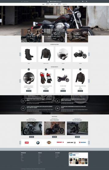 Motorcycle Store Shopify Theme